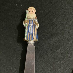 Vintage Santa Claus Cheese Butter Condiment Spreader Collectible